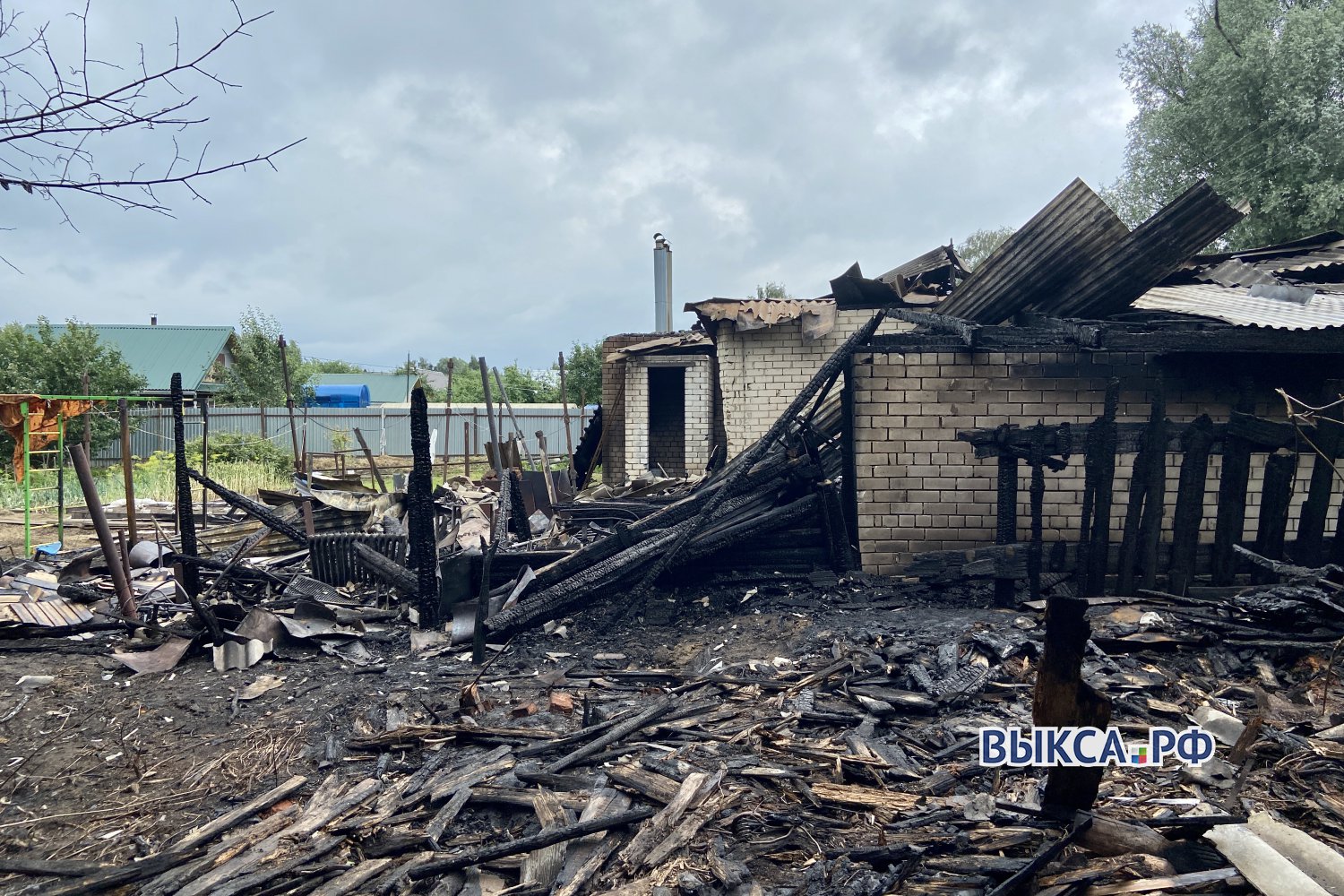 Погорельцам Шилкиным нужна помощь